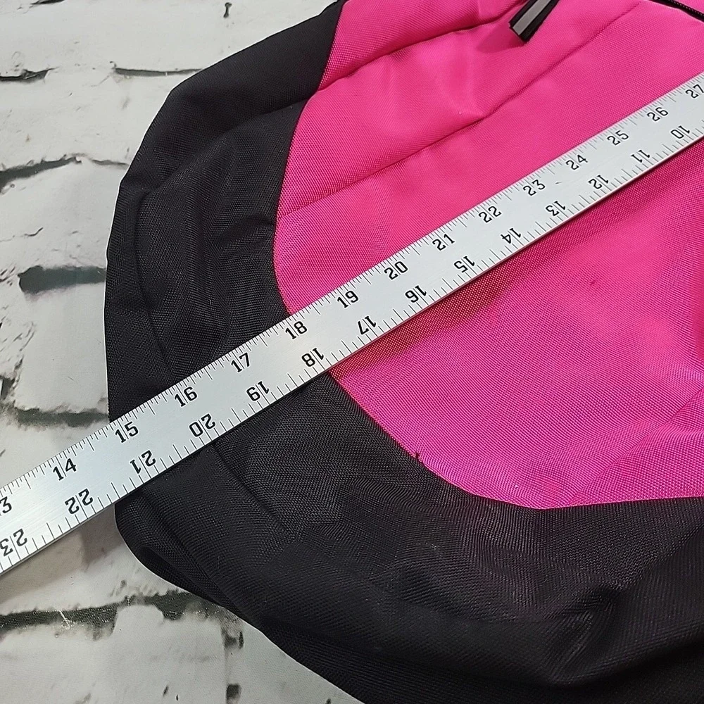 Adidas Pink Backpack Girls School Bag Multi Compartment Pockets - Picture 11 of 12